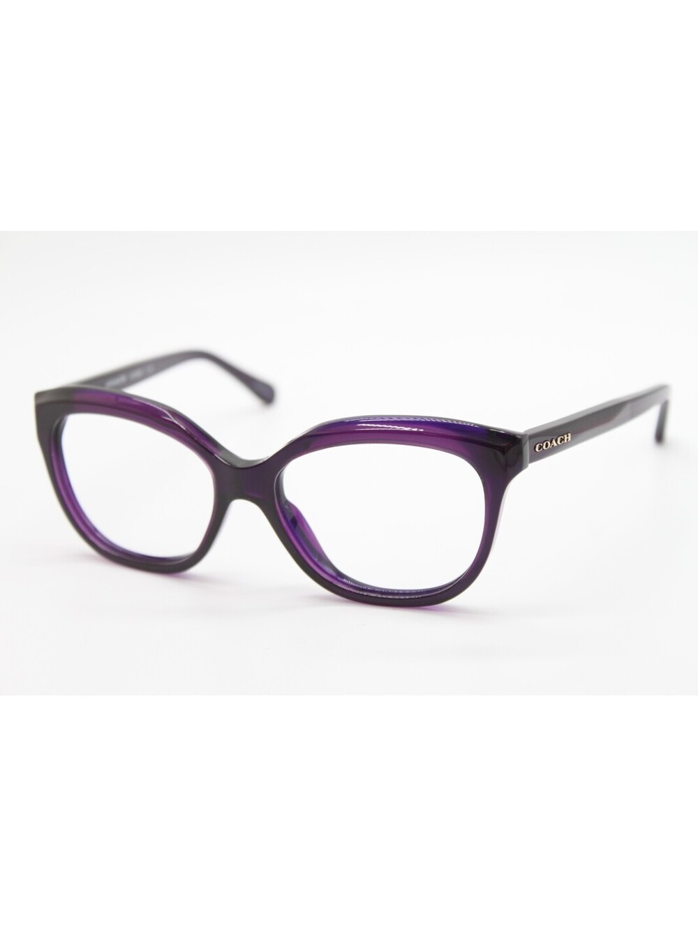 NEW COACH HC 6096 5249 DEEP PURPLE BLACK AUTHENTIC EYEGLASSES 53-16